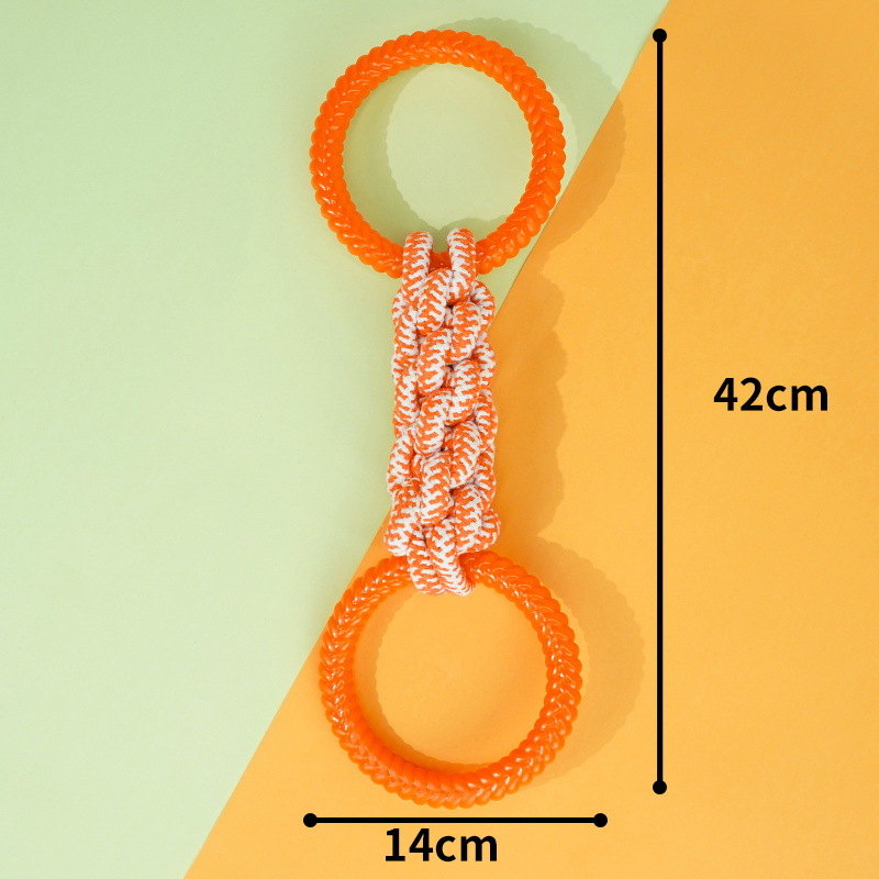 Dog Toy Rope Knot Grinding Stick, Bite Resistant