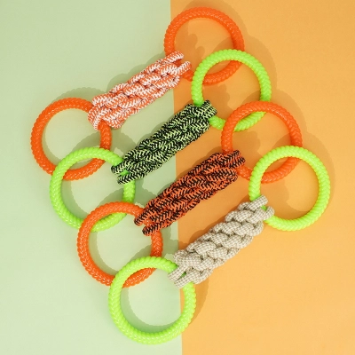 Dog Toy Rope Knot Grinding Stick, Bite Resistant 01