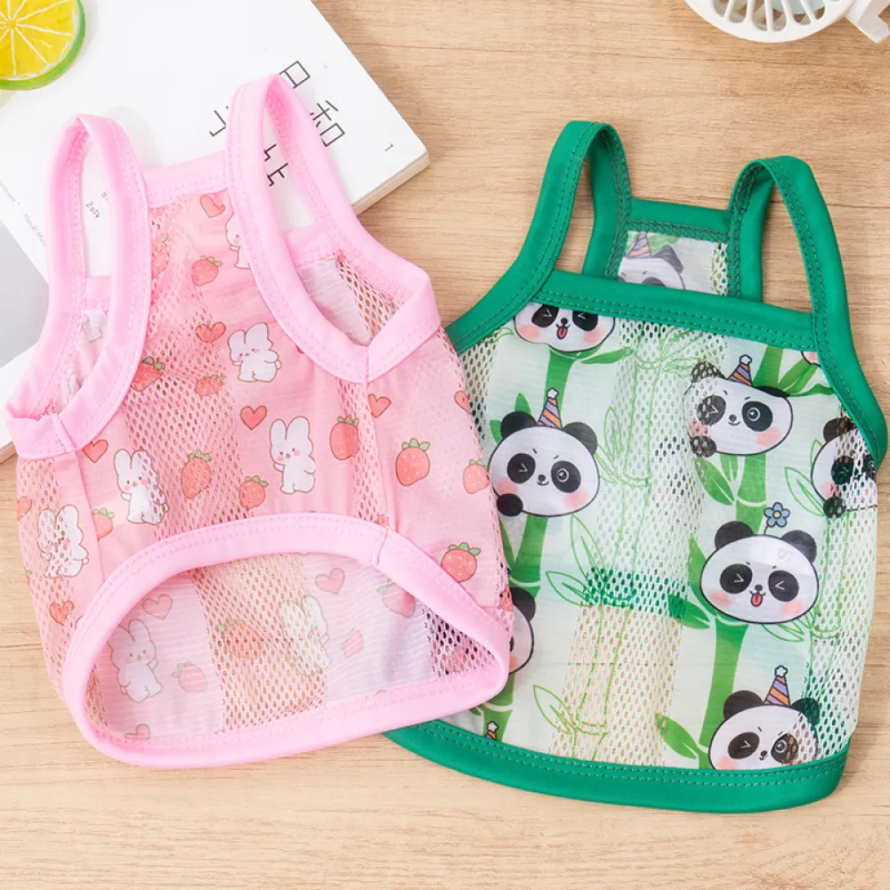 Pet Breathable Mesh Vest To Prevent Hair Loss