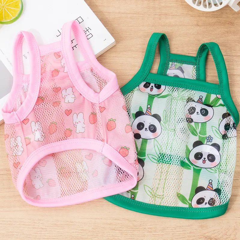 Pet Breathable Mesh Vest To Prevent Hair Loss