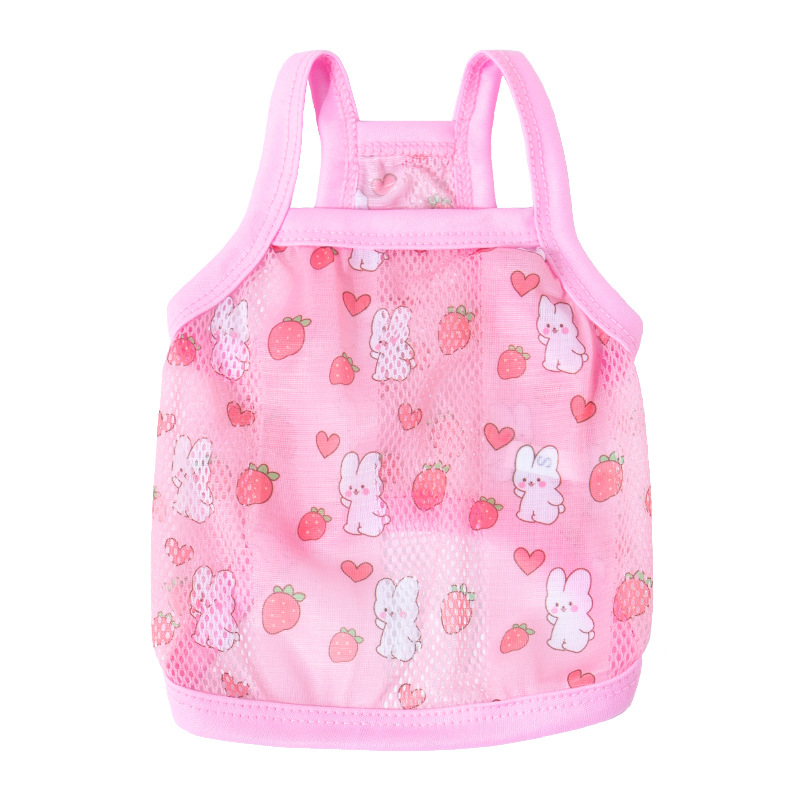 Pet Breathable Mesh Vest To Prevent Hair Loss