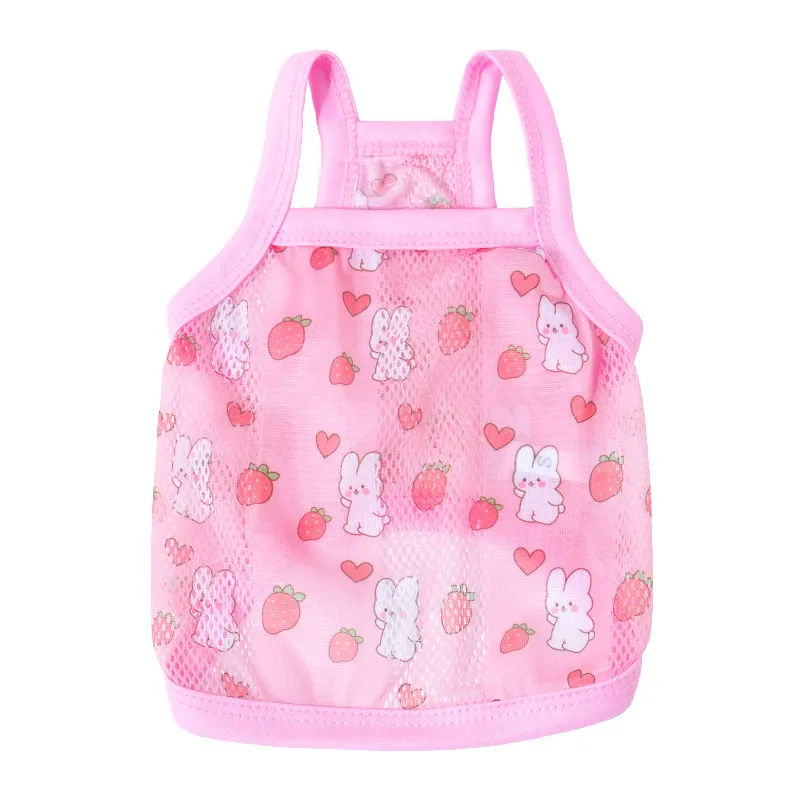 Pet Breathable Mesh Vest To Prevent Hair Loss