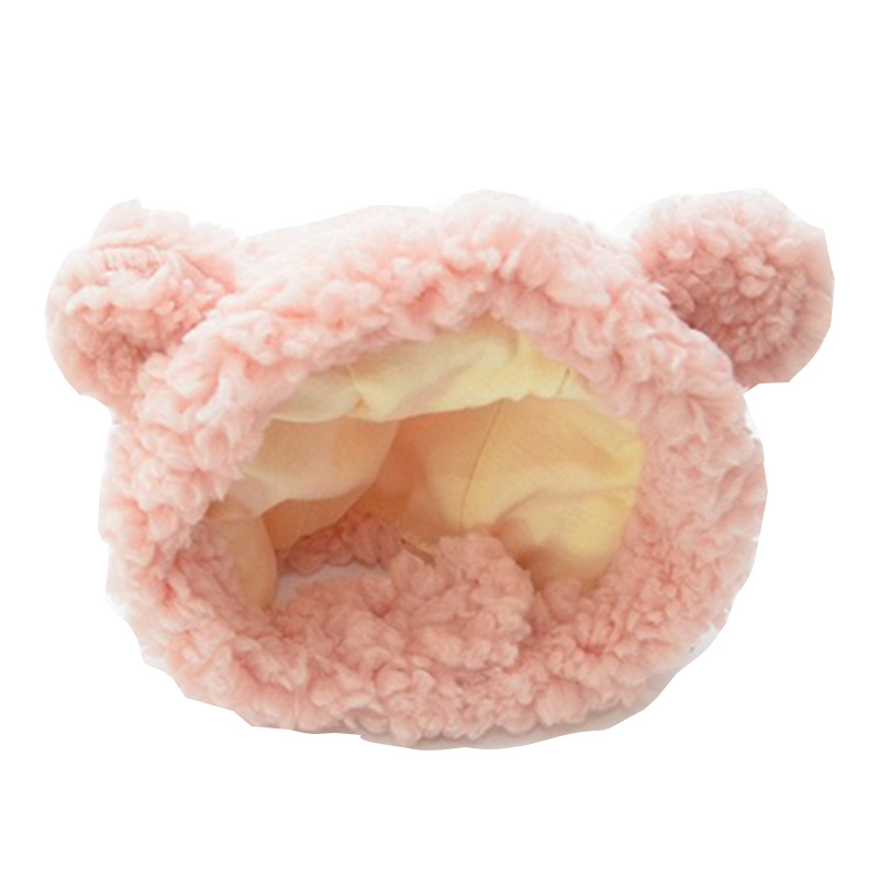 Pet Hat Bear Plush Head Cover