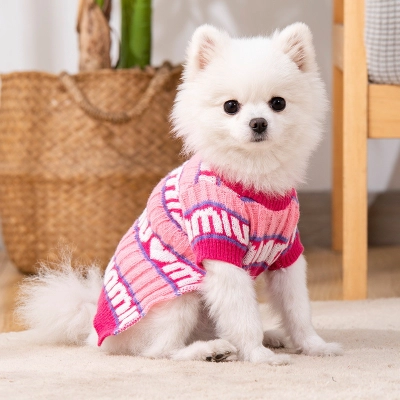 Pet Winter Valentine's Day Cute Knitted Winter Clothing 02