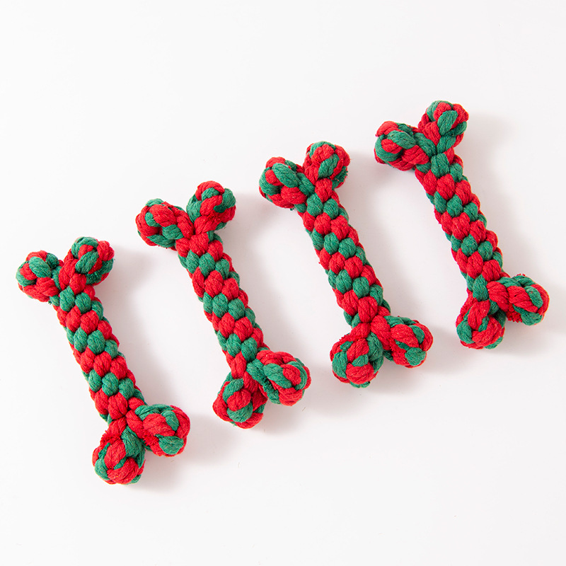 Dog Tear Resistant Rope Knot Grinding Toy