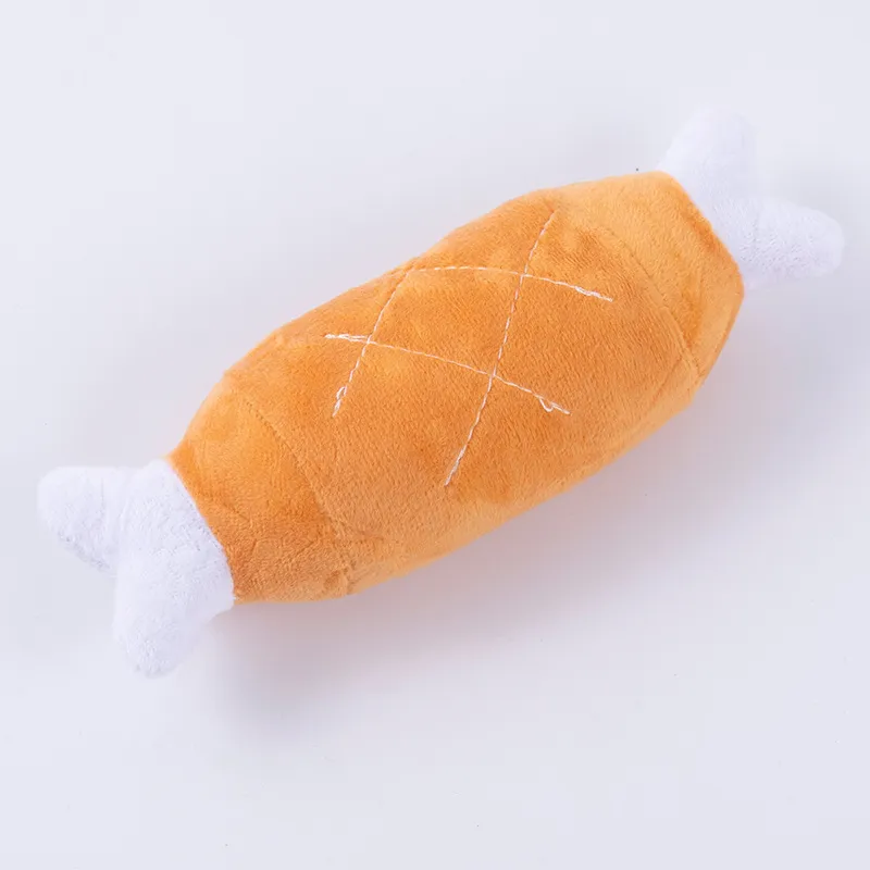Dog Toys Bite Resistant, Grind Teeth, Make Noise, Chicken Legs
