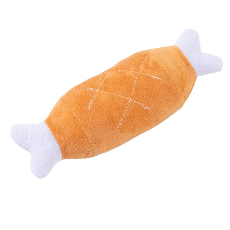 Dog Toys Bite Resistant, Grind Teeth, Make Noise, Chicken Legs