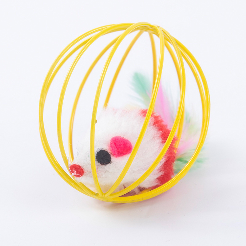 Feather Tail Mouse 6Cm Cage Mouse Cat Toy