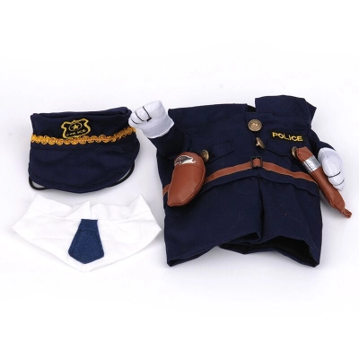 Pet Sheriff Costume Funny And Funny Transformation Outfit 02