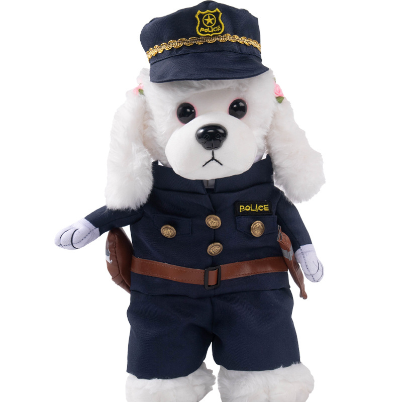 Pet Sheriff Costume Funny And Funny Transformation Outfit