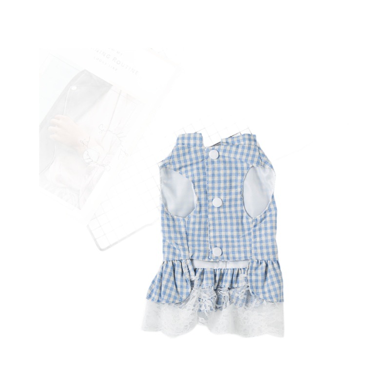 Pet Spring and Autumn Thin Princess Skirt Summer Dress
