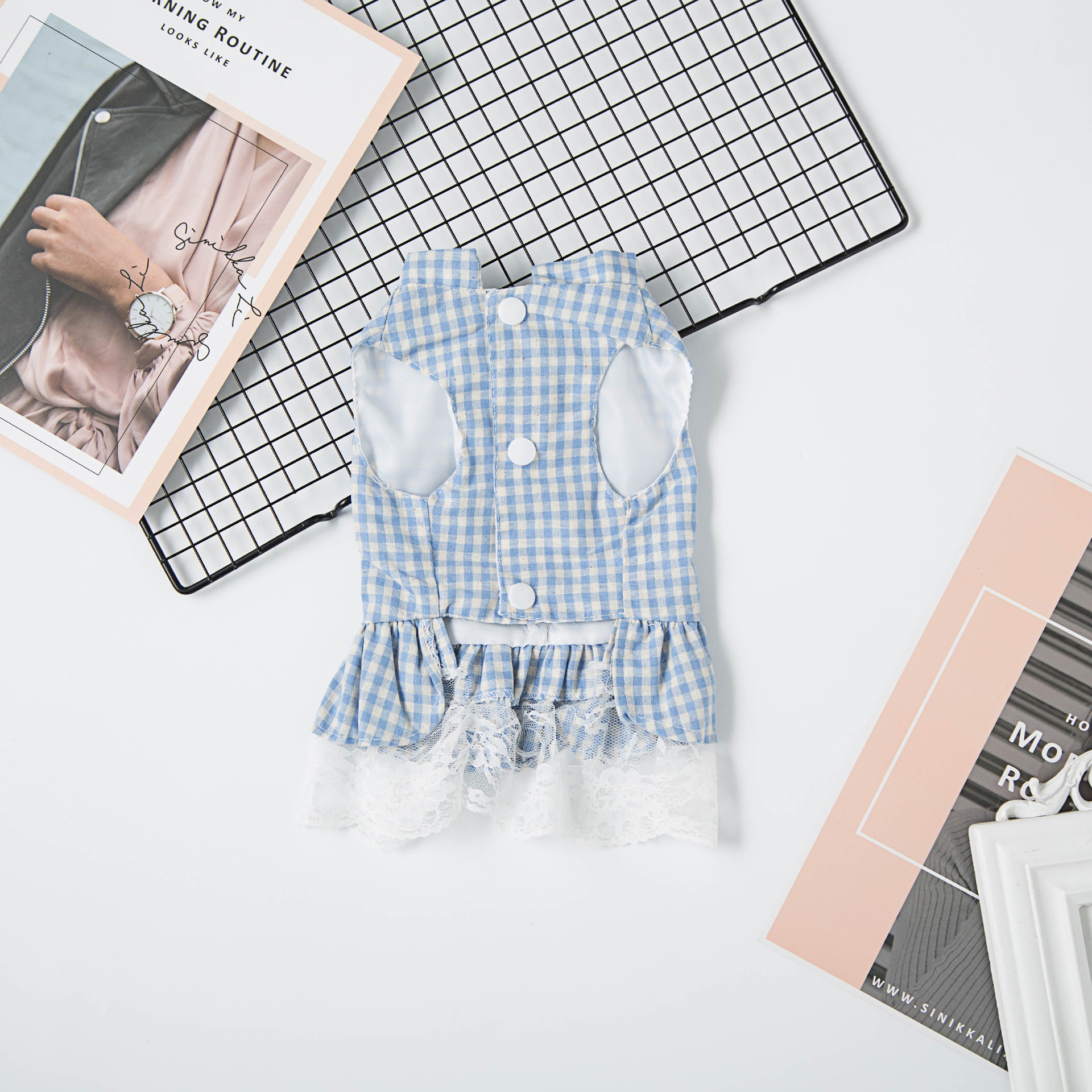 Pet Spring and Autumn Thin Princess Skirt Summer Dress