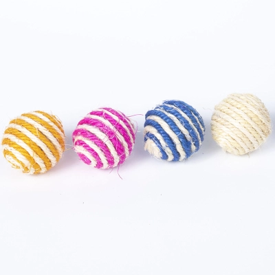 Sisal Ball Cat Toy Teeth Grinding and Biting Resistant 02