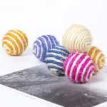 Sisal Ball Cat Toy Teeth Grinding and Biting Resistant