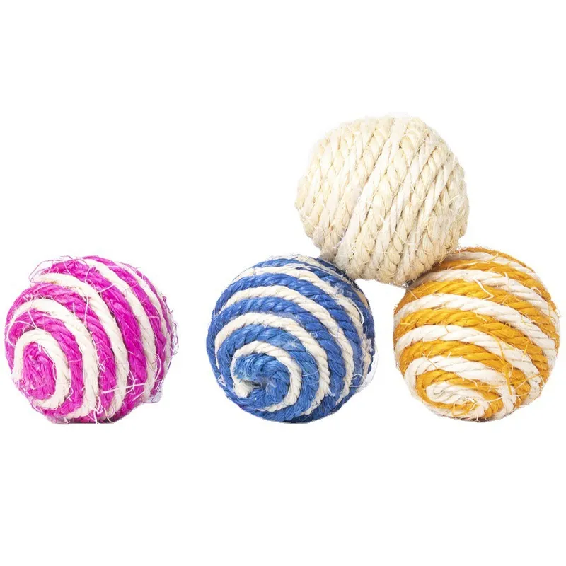 Sisal Ball Cat Toy Teeth Grinding and Biting Resistant