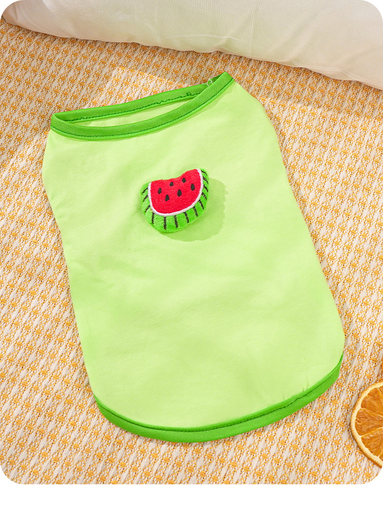 Cat Summer Thin Cotton Tank Top Anti Hair Loss