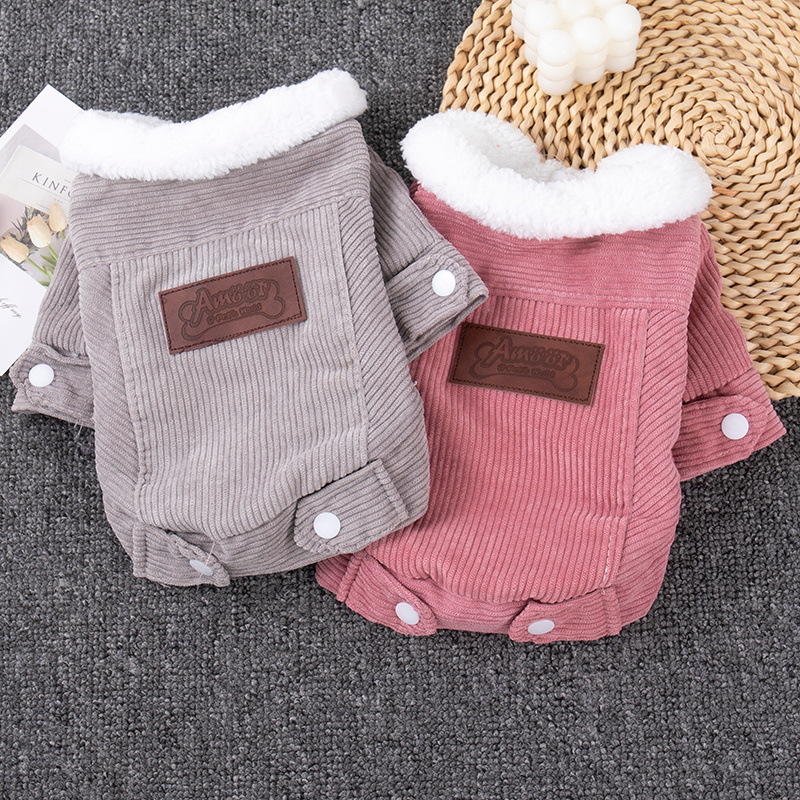 Dog Autumn And Winter Warm Lamb Wool Vest