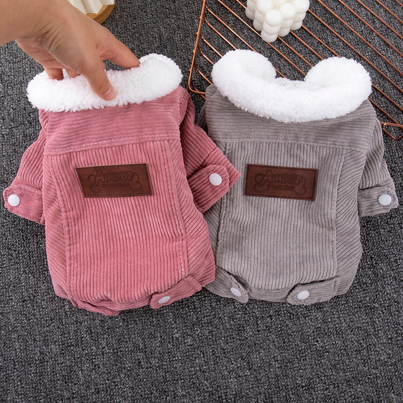 Dog Autumn And Winter Warm Lamb Wool Vest