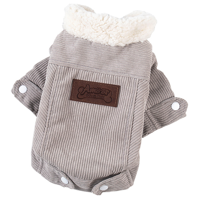 Dog Autumn And Winter Warm Lamb Wool Vest