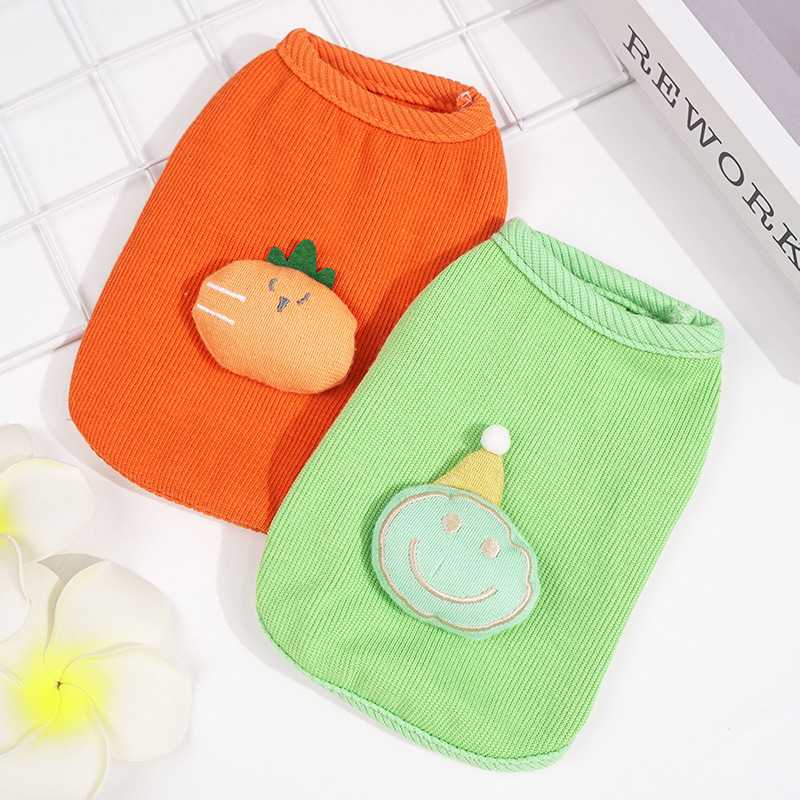 Kitten And Puppy Clothes, Spring And Summer Vests