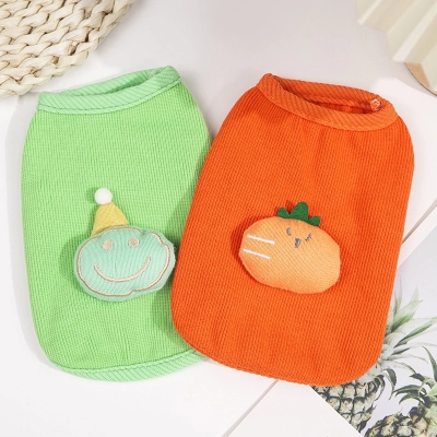 Kitten And Puppy Clothes, Spring And Summer Vests 01