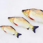Plush Cat Mint Simulation Fish Toy