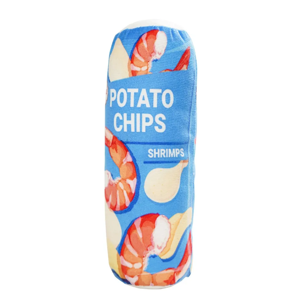 Plush Simulation Potato Chips Pet Sound Toy