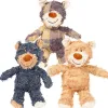 Plush Bear Dog Toy Grinds Teeth And Is Bite Resistant