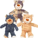 Plush Bear Dog Toy Grinds Teeth And Is Bite Resistant