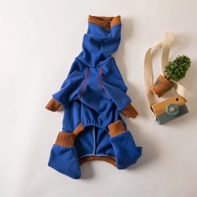 Pet Base With Plush Warm Four Legged Clothes, Slightly Elastic 02