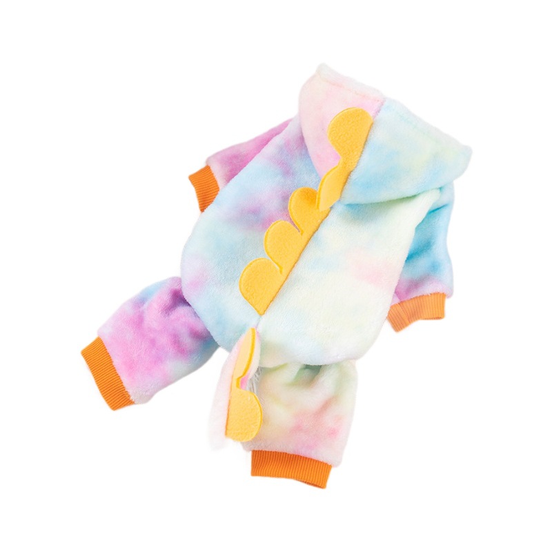 Pet Dinosaur Clothes For Autumn And Winter, Warm Four Legged Clothes