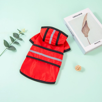 Reflective Raincoat For Large Dogs 02