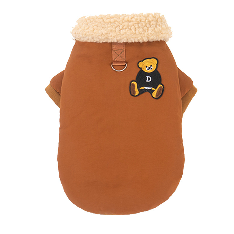 Pet Autumn And Winter Thick Casual Traction Cotton Jacket