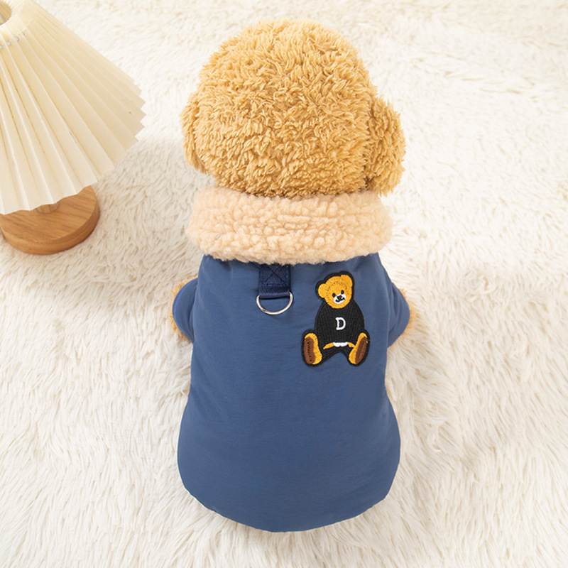 Pet Autumn And Winter Thick Casual Traction Cotton Jacket