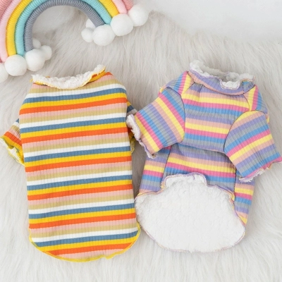 Pet Cute Base Clothes Sweater with Velvet 01