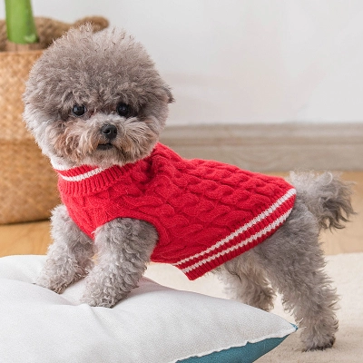 Pet Spring and Autumn Knitted Sweater 02