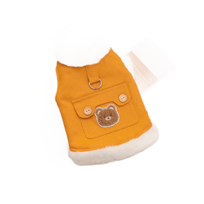 Cute Pet, Leasable Vest, Cotton Coat