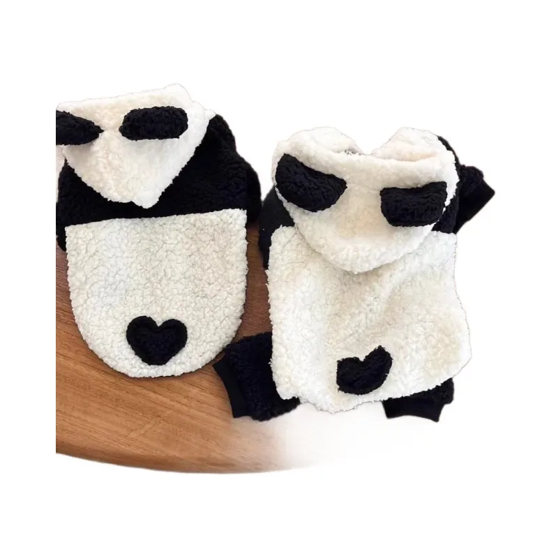 Pet Dog Autumn And Winter Four Legged Panda Clothing