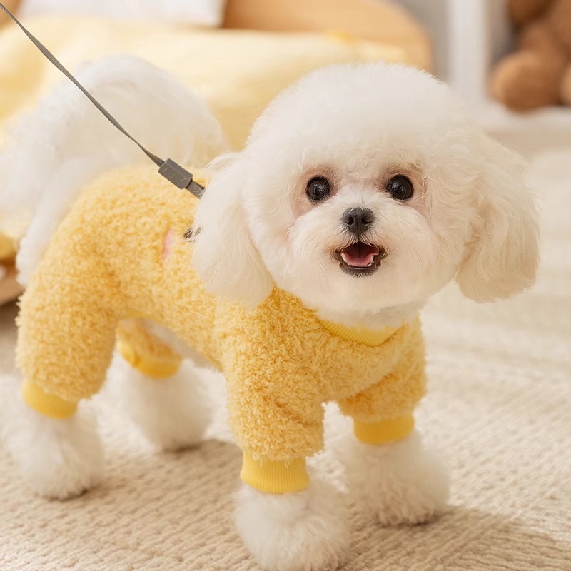 Thick and Warm Four Legged Velvet Clothes for Pets