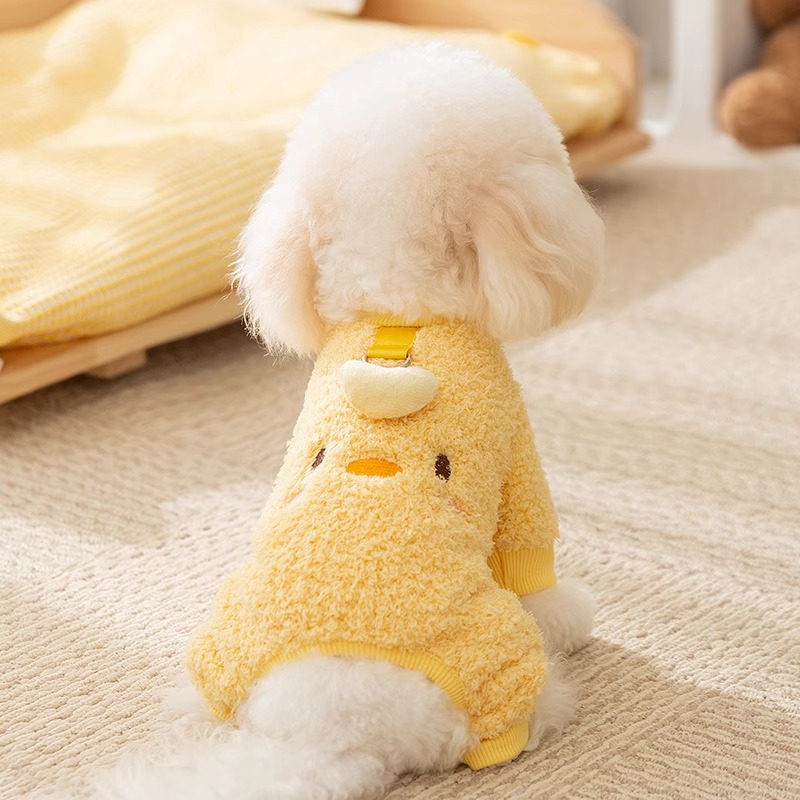 Thick and Warm Four Legged Velvet Clothes for Pets