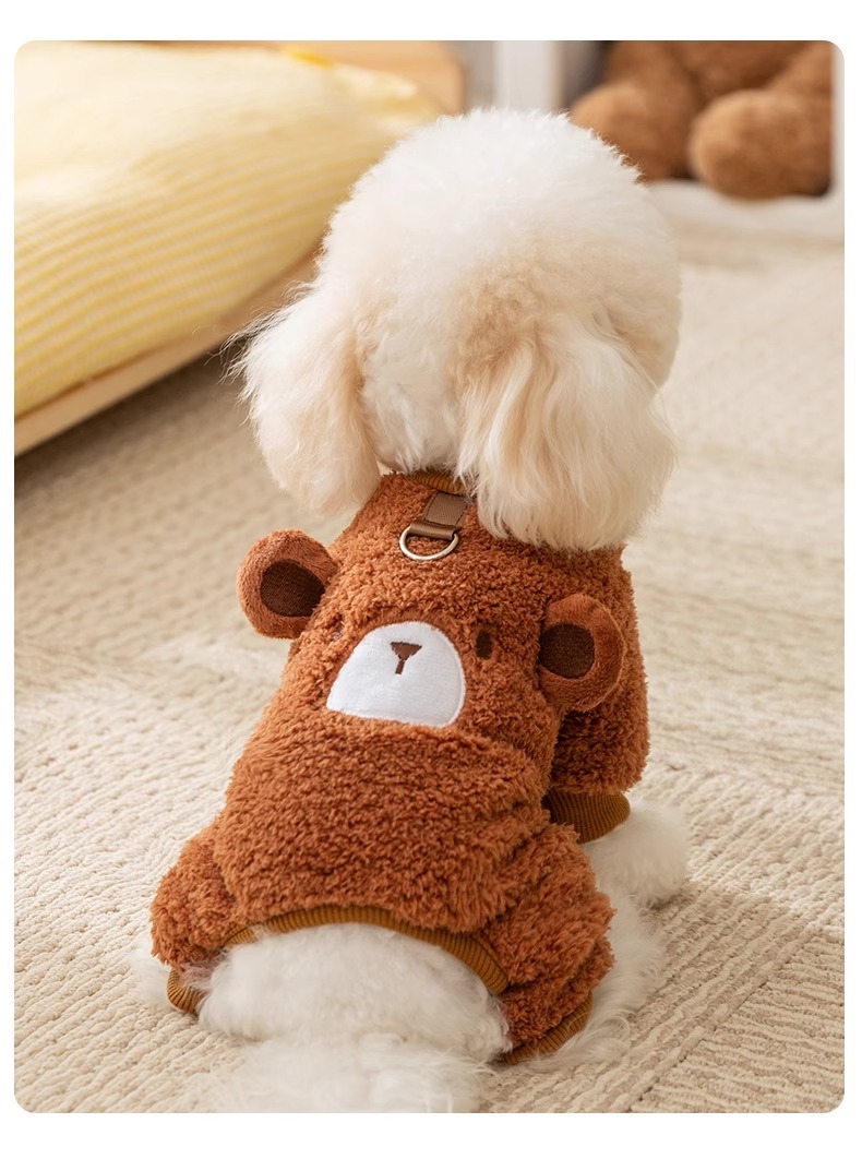 Thick and Warm Four Legged Velvet Clothes for Pets