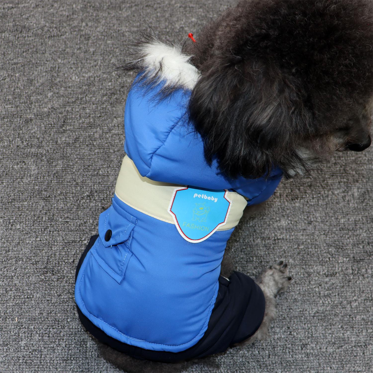 Pet Cotton Jacket Hooded Imitation Down Cotton Jacket