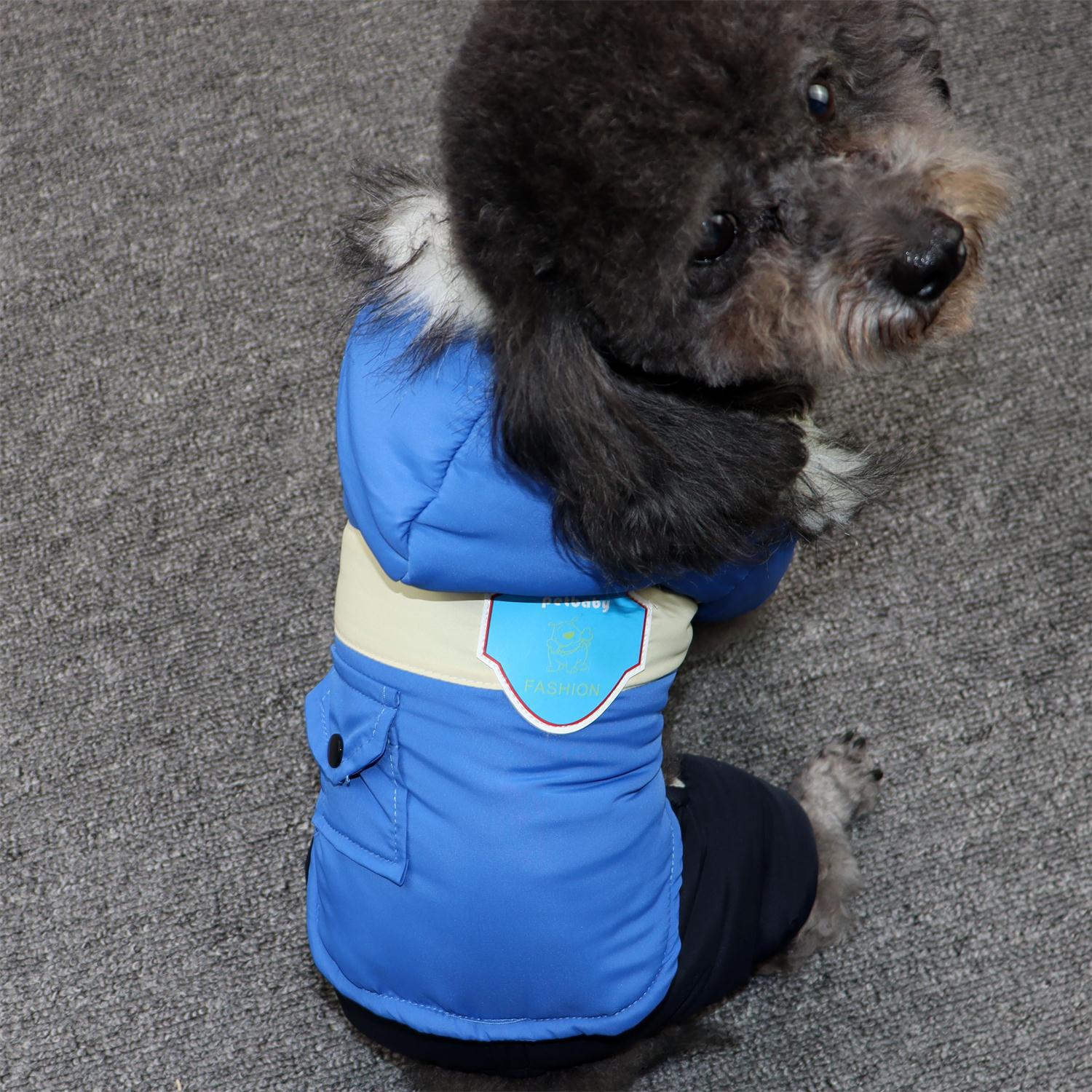 Pet Cotton Jacket Hooded Imitation Down Cotton Jacket