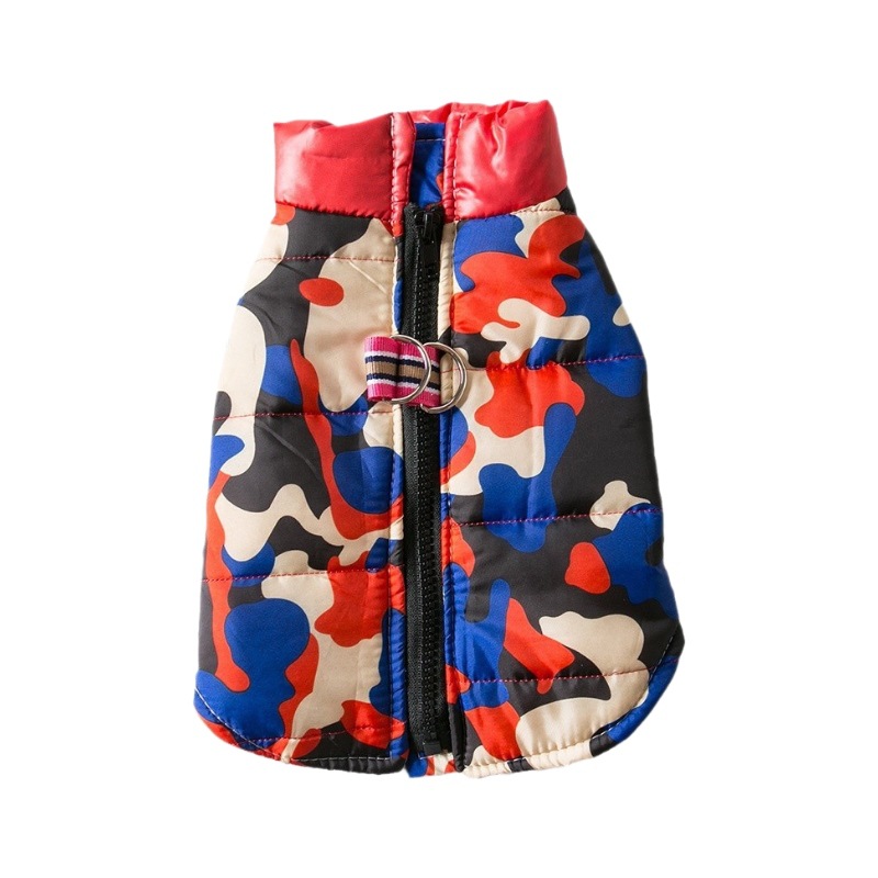 Dog Clothing Vest Can Pull Warm Vest For Autumn And Winter
