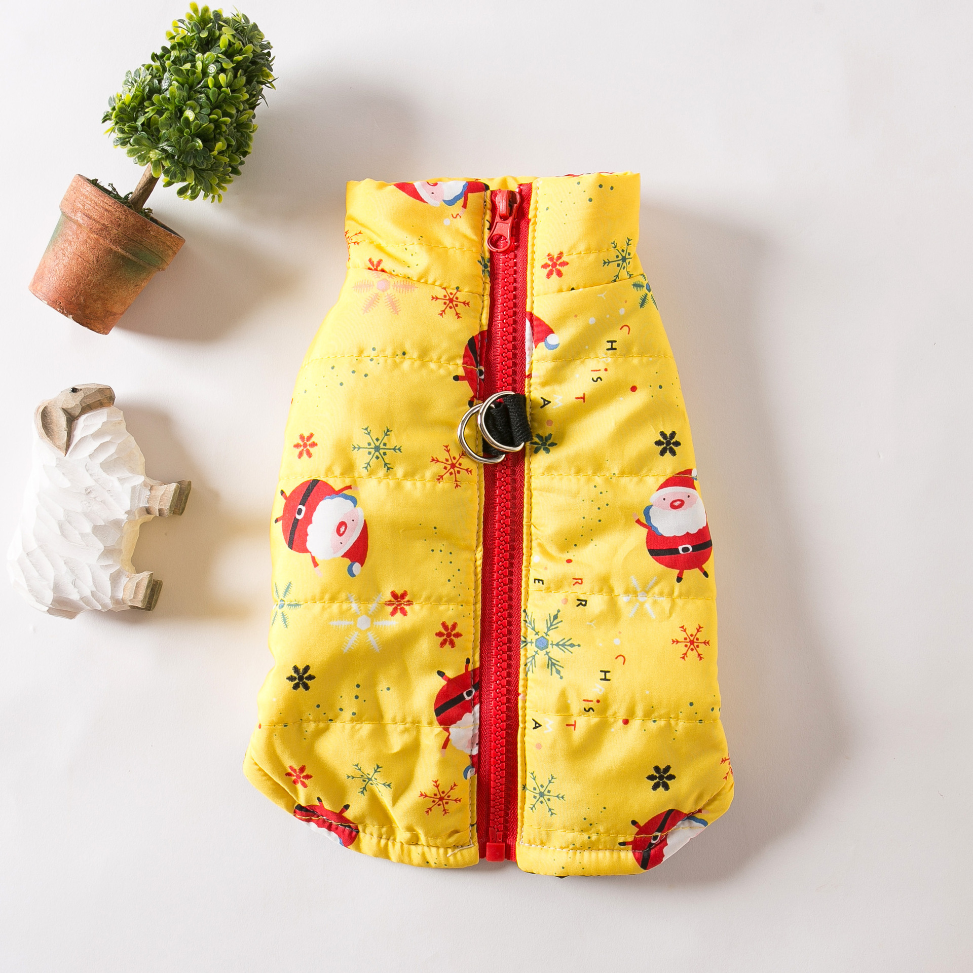 Pet Cotton Coat Christmas Thick Warm Vest
