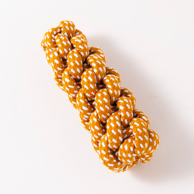 Small And Medium-Sized Pet Fried Dough Twists Cotton Rope Toys