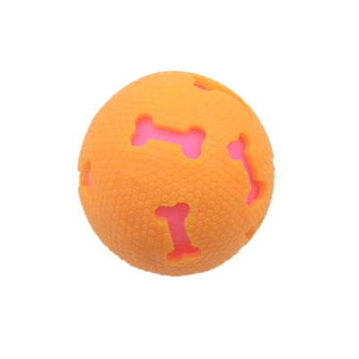 Dog Toy Hollow Bone Bounce Ball 02
