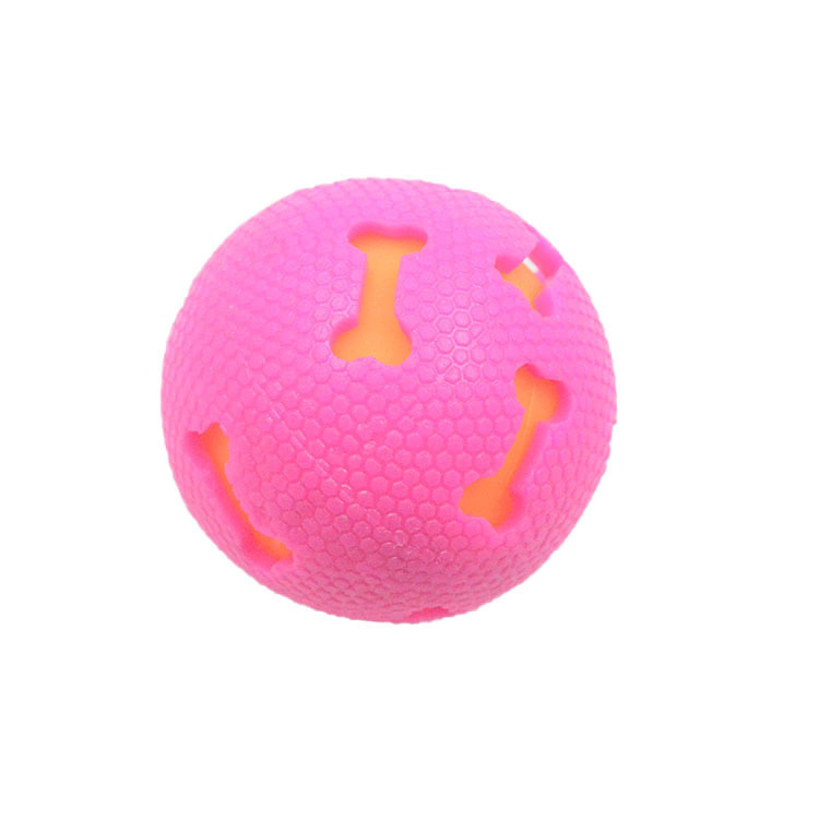 Dog Toy Hollow Bone Bounce Ball