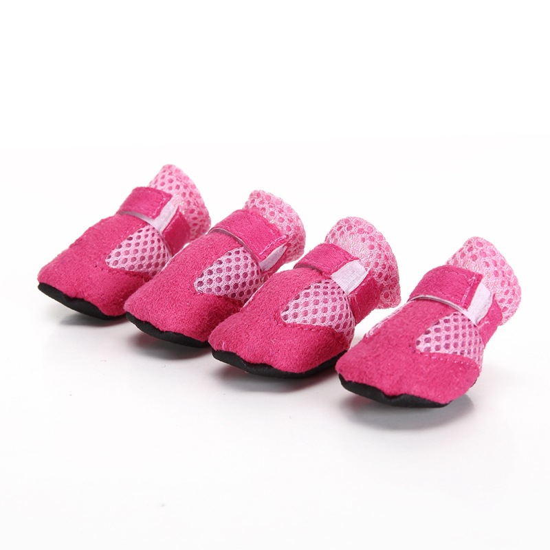 Summer Dog Mesh Breathable Soft Sole Indoor Shoes