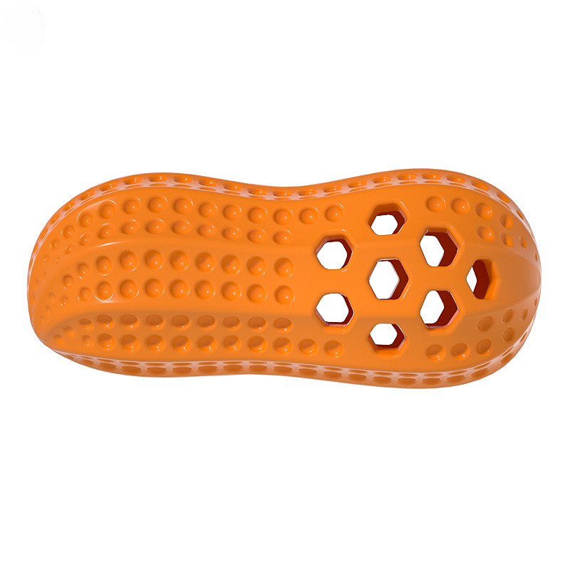 Peanut - Shaped Squeaky Dog Chew Toy